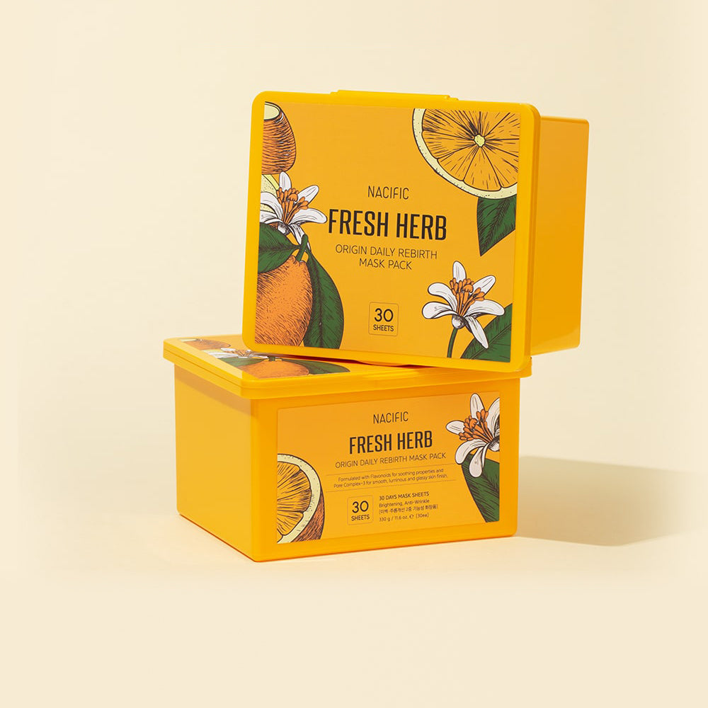 NACIFIC Fresh Herb Origin Daily Rebirth Mask Pack asian authentic genuine original korean skincare montreal toronto calgary canada thekshop thekshop.ca natural organic vegan cruelty-free cosmetics kbeauty vancouver free shipping