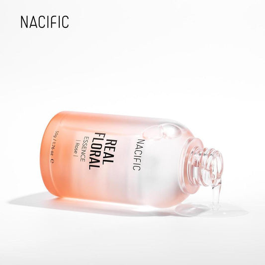 Nacific - Real Floral Rose Essence asian authentic genuine original korean skincare montreal toronto canada thekshop thekshop.ca natural organic vegan cruelty-free cosmetics kbeauty vancouver free shipping