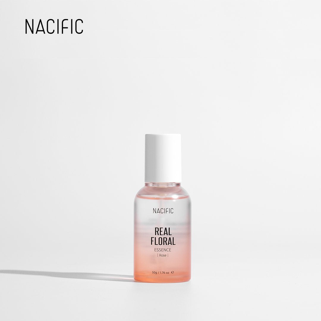 Nacific - Real Floral Rose Essence asian authentic genuine original korean skincare montreal toronto canada thekshop thekshop.ca natural organic vegan cruelty-free cosmetics kbeauty vancouver free shipping