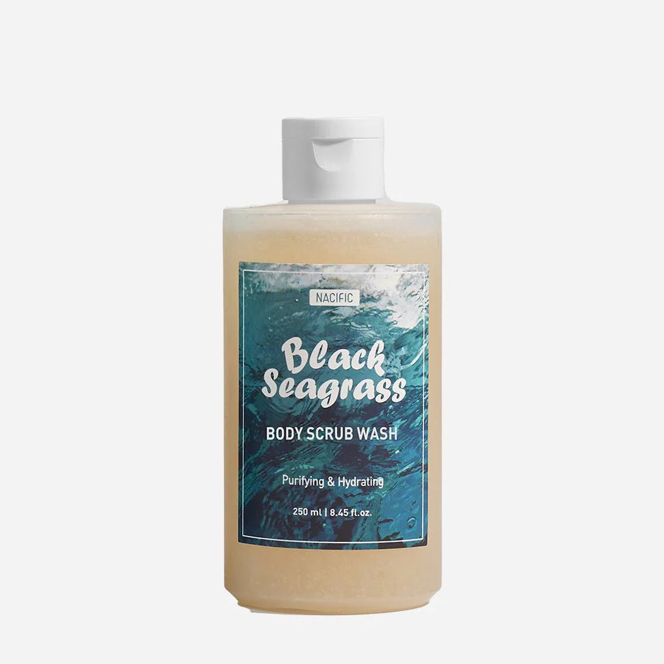 Nacific Seagrass Body Scrub 250mL Refreshing Korean Body Scrub Wash for Smooth and Soft Skin