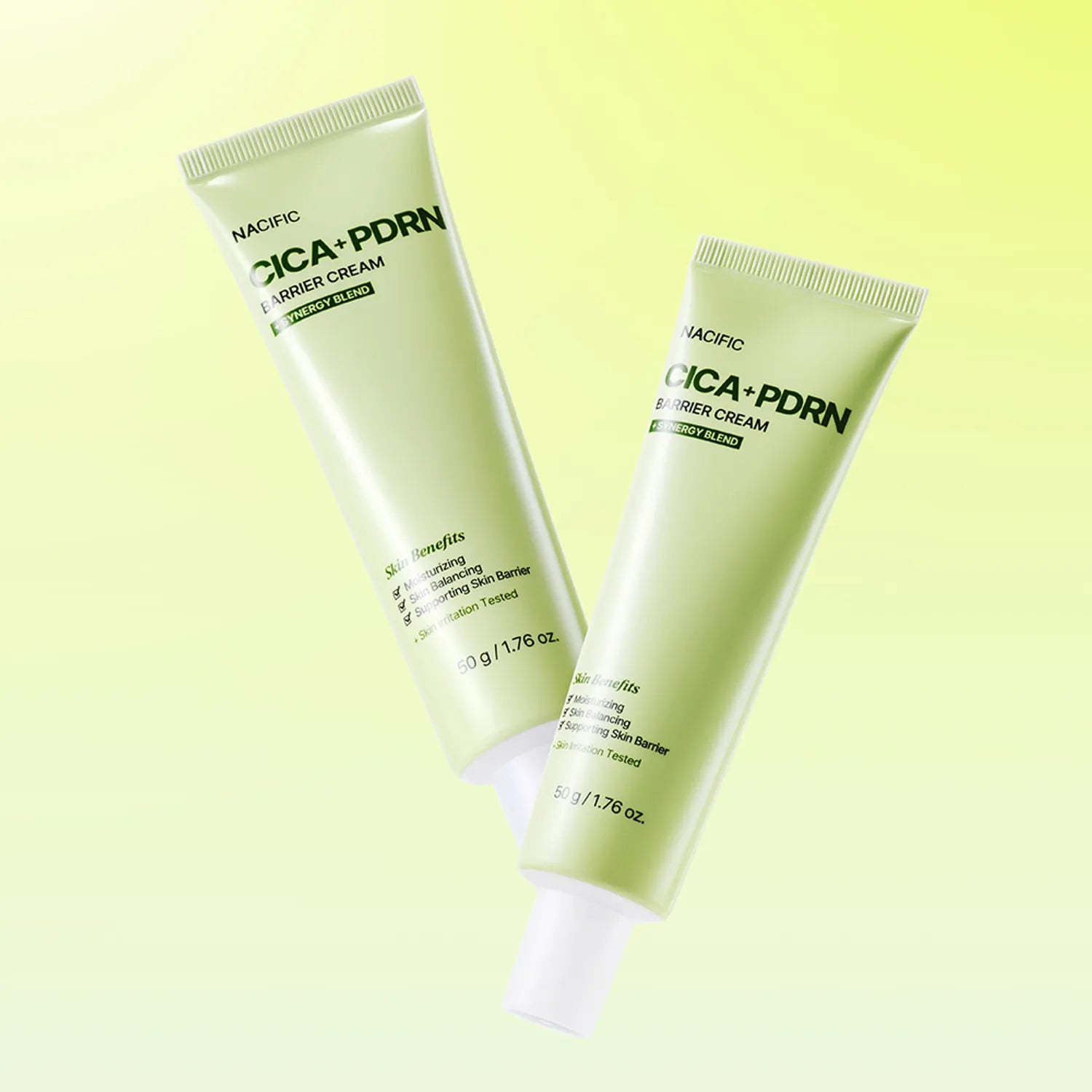 Nacific Cica PDRN Barrier Cream 50g Soothing Korean Barrier Cream for Sensitive & Dehydrated Skin