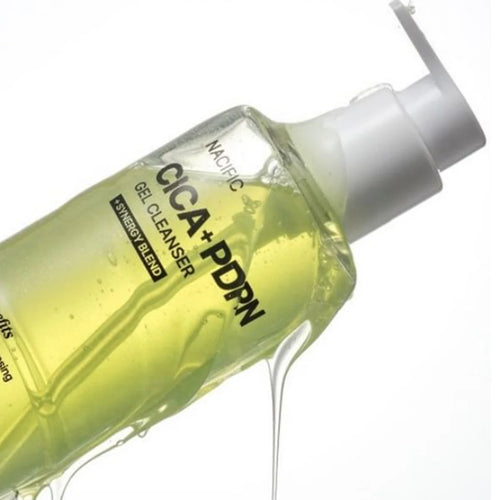Nacific Cica PDRN Gel Cleanser 200mL Korean Gentle Korean Low-pH Gel Cleanser for Sensitive & Acne-Prone Skin