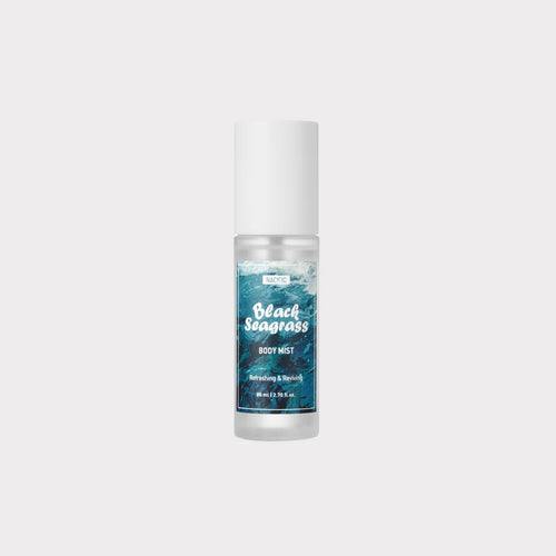 Nacific Black Seagrass Body Mist 80mL Refreshing Korean Body Mist with Clean Musky Soap Scent
