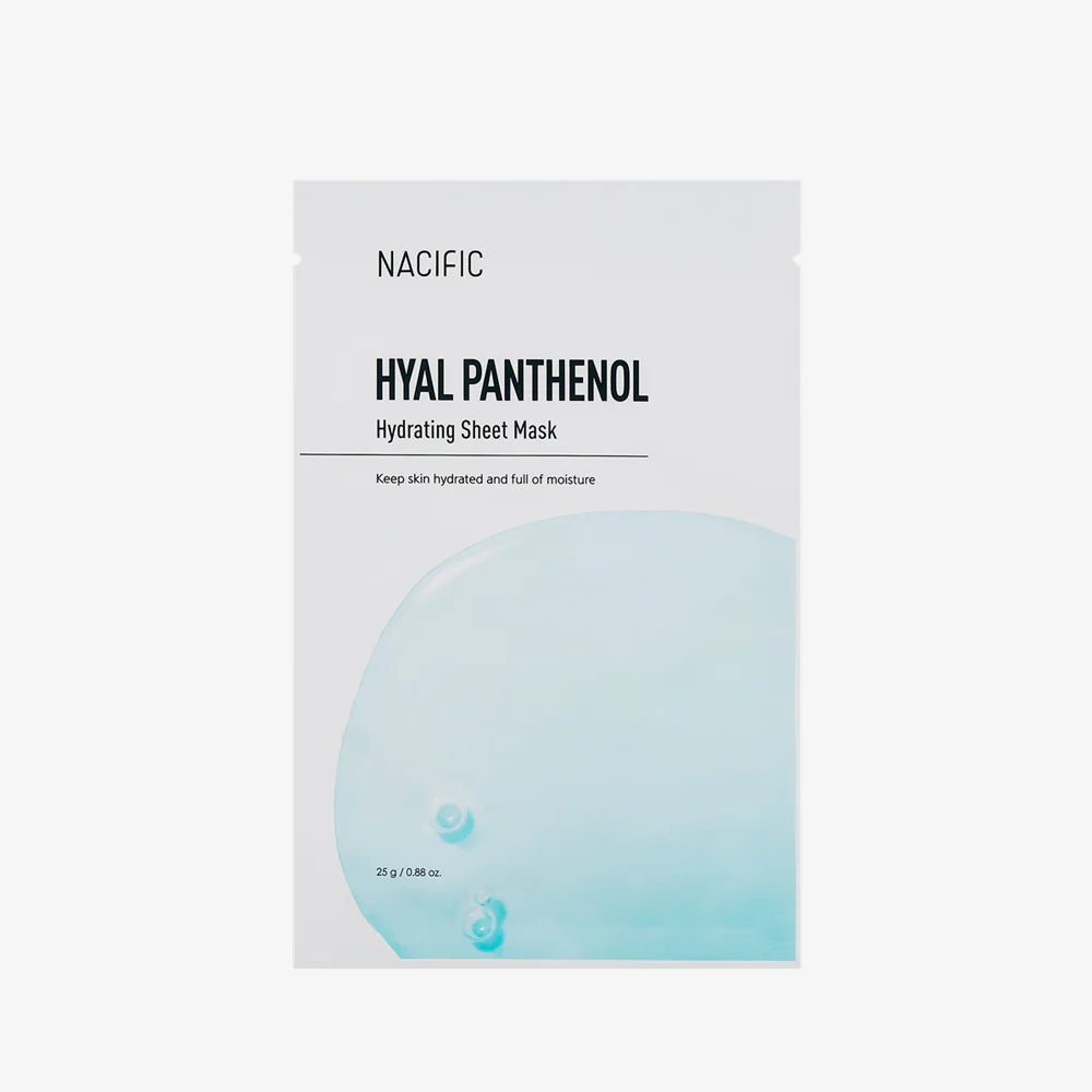 Nacific_Hyal_Panthenol_Hydrating_Sheet_Mask Hydration-Boosting Korean Sheet Mask for Dewy “Glass Skin”