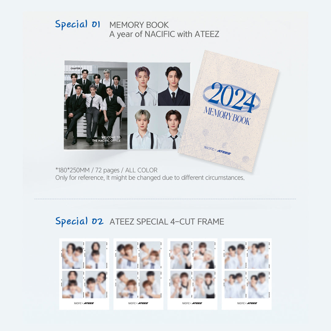 Nacific x Ateez Memory of 2024 asian authentic genuine original korean skincare montreal toronto calgary canada thekshop thekshop.ca natural organic vegan cruelty-free cosmetics kbeauty vancouver free shipping clean beauty routine skin makeup kpop stayz stan fandom photocard stray kids treasure ateez atiny dix30 brossard ddo st-bruno new store